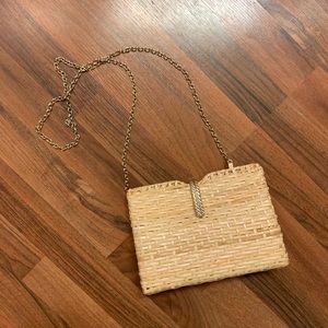 Zara straw/wicker purse
